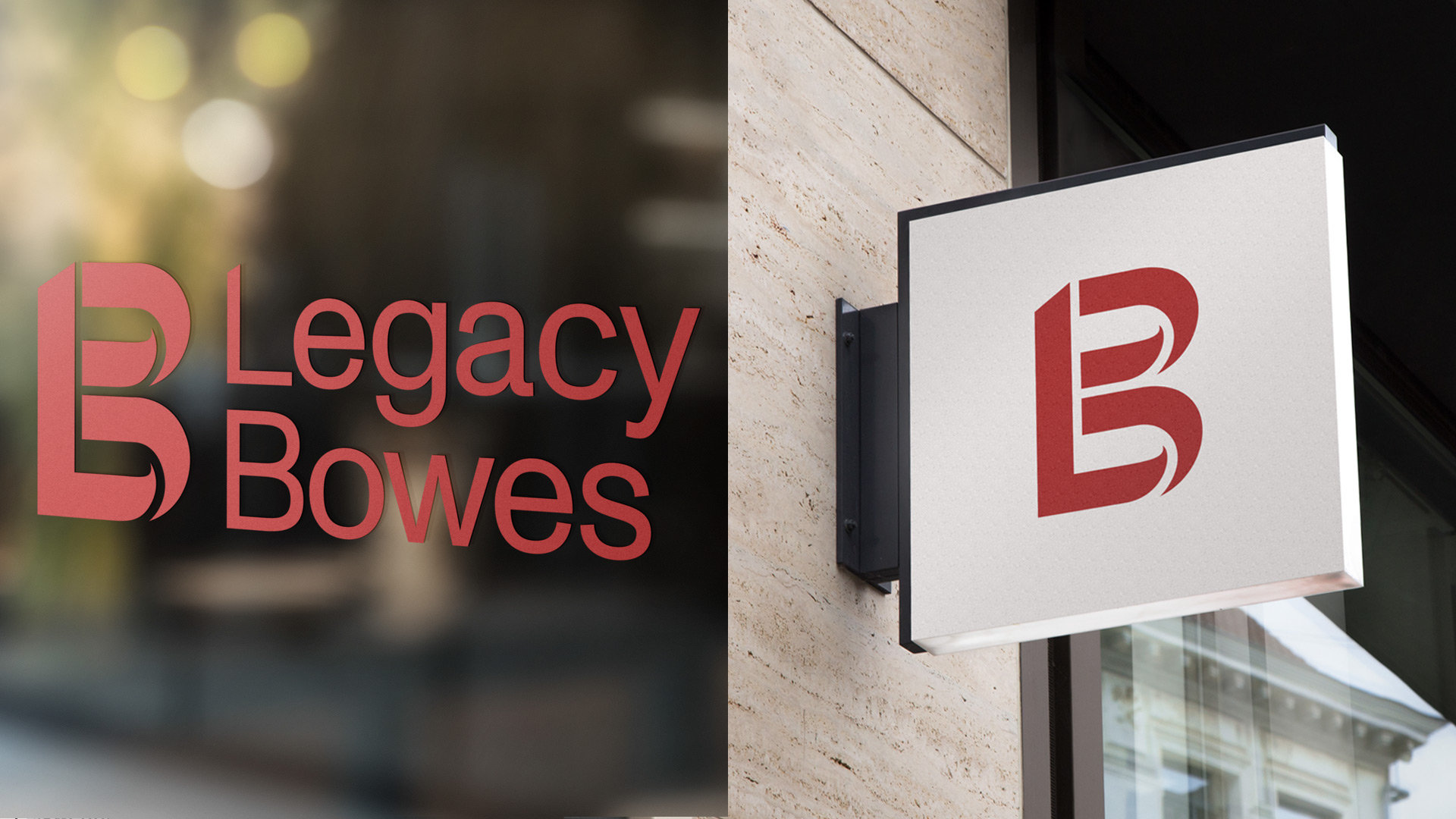 Legacy Bowes Logo display