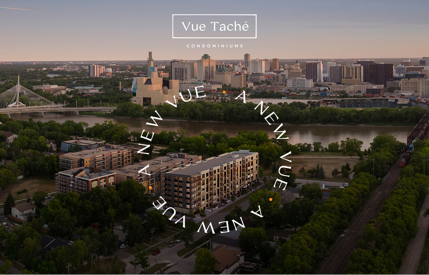 Skyline view of St. Bonifice in Winnipeg featuring Vue Tache