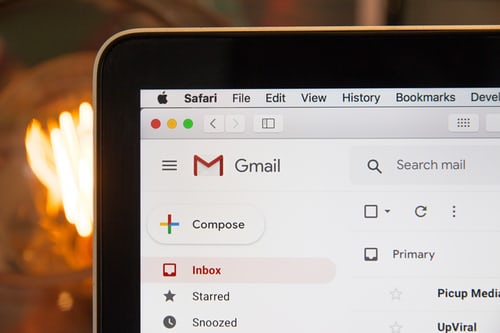 Screenshot of Google's Gmail email client.