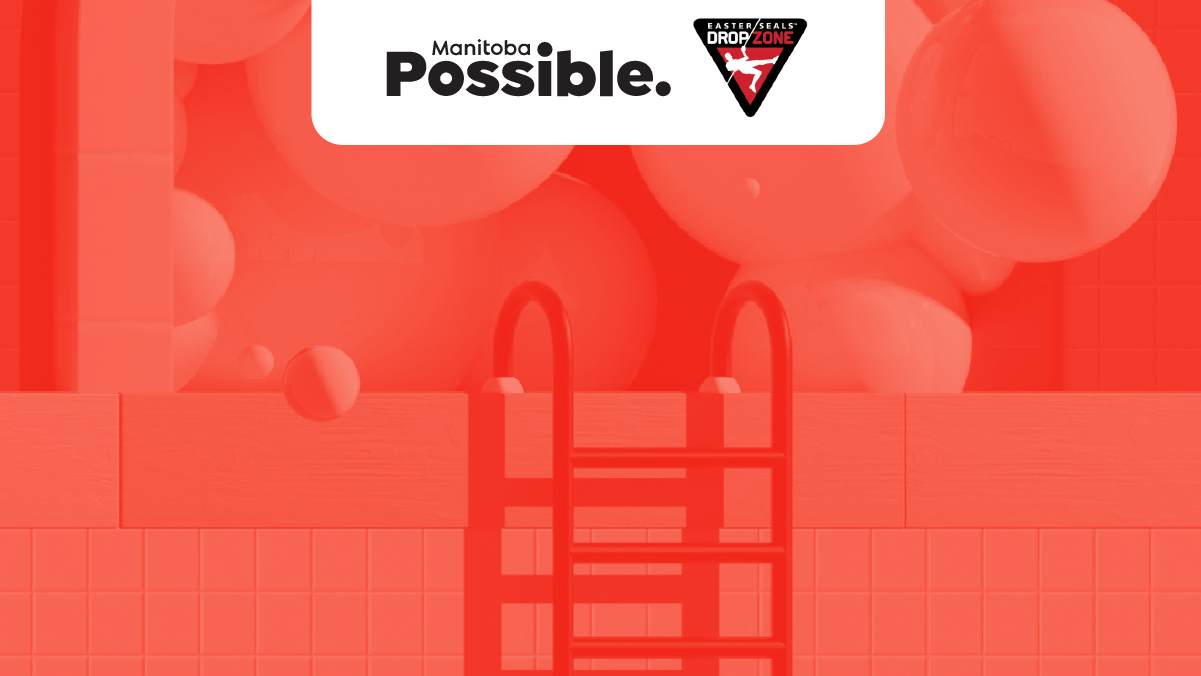 Manitoba Possible Logo and illustrated ladder