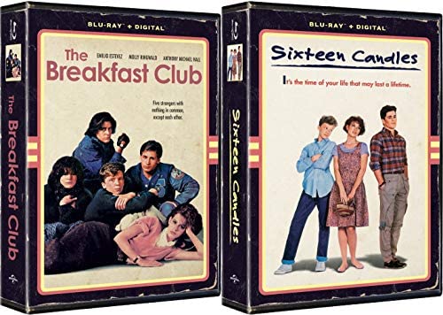 Breakfast Club and Sixteen Candles DVD covers
