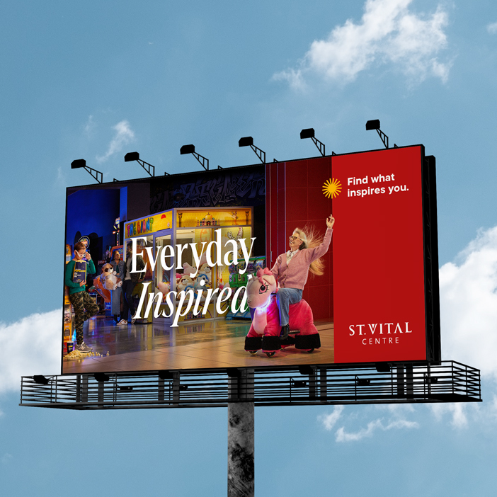 Everyday Inspired billboard for St. Vital