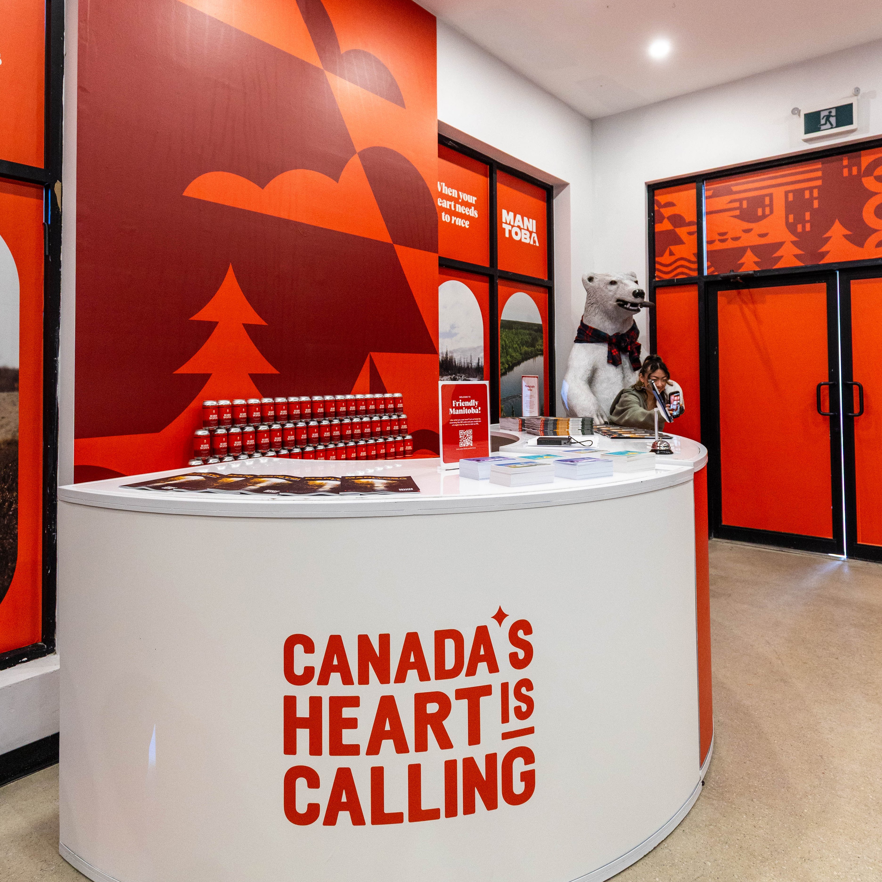 Canada's Heart is Calling—A look at the Travel Manitoba display